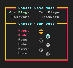 Dudes with Attitude screenshot 4 for NES